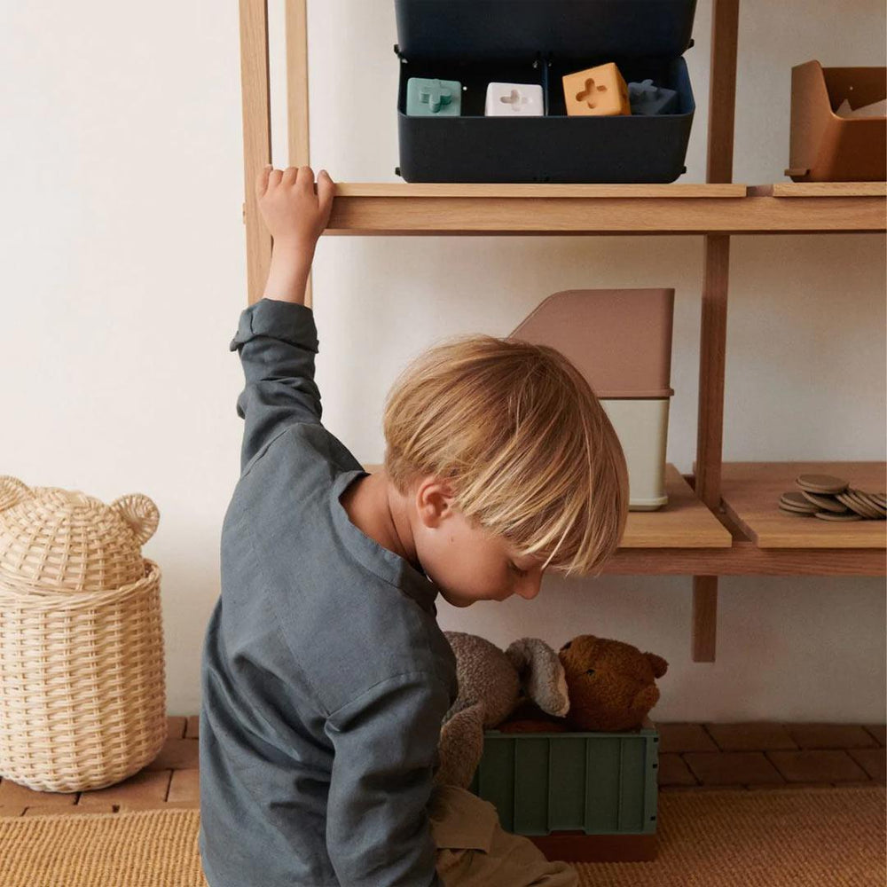 Liewood Rosemary Desktop Organiser - 2 Pack - Dove Blue-Storage Pots-Dove Blue-Small | Natural Baby Shower