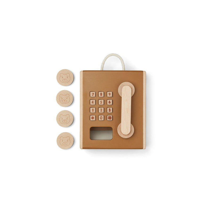 Liewood Rufus Payphone - Golden Caramel Multi Mix-Role Play- | Natural Baby Shower