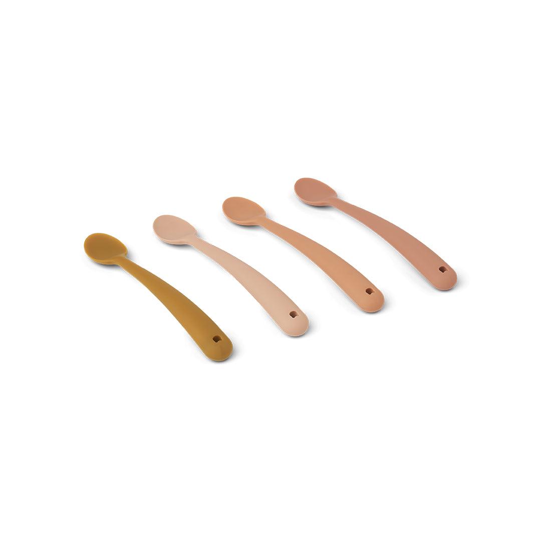 Liewood Siv Feeding Spoons - Tuscany Rose Multi Mix - 4 Pack-Cutlery- | Natural Baby Shower