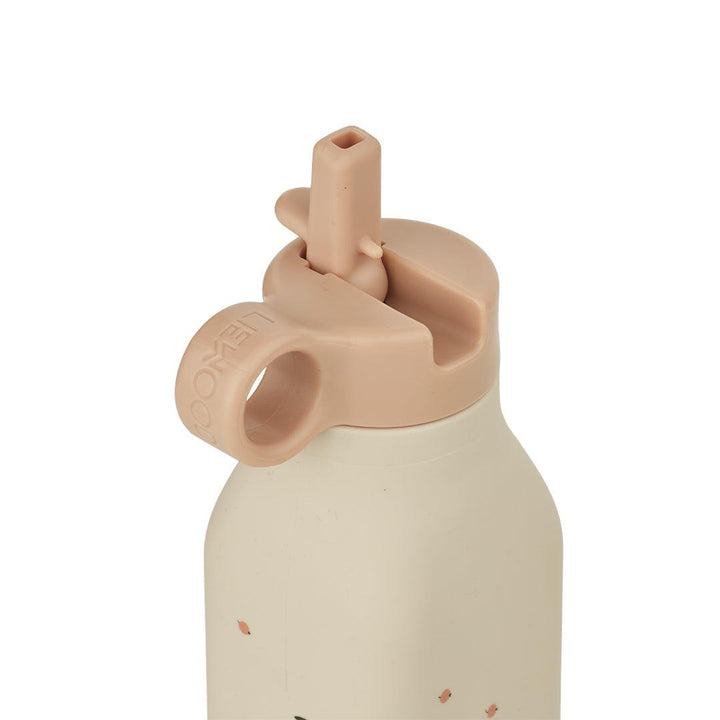 Liewood Warren Bottle - Peach - Seashell Mix-Drinking Bottles- | Natural Baby Shower