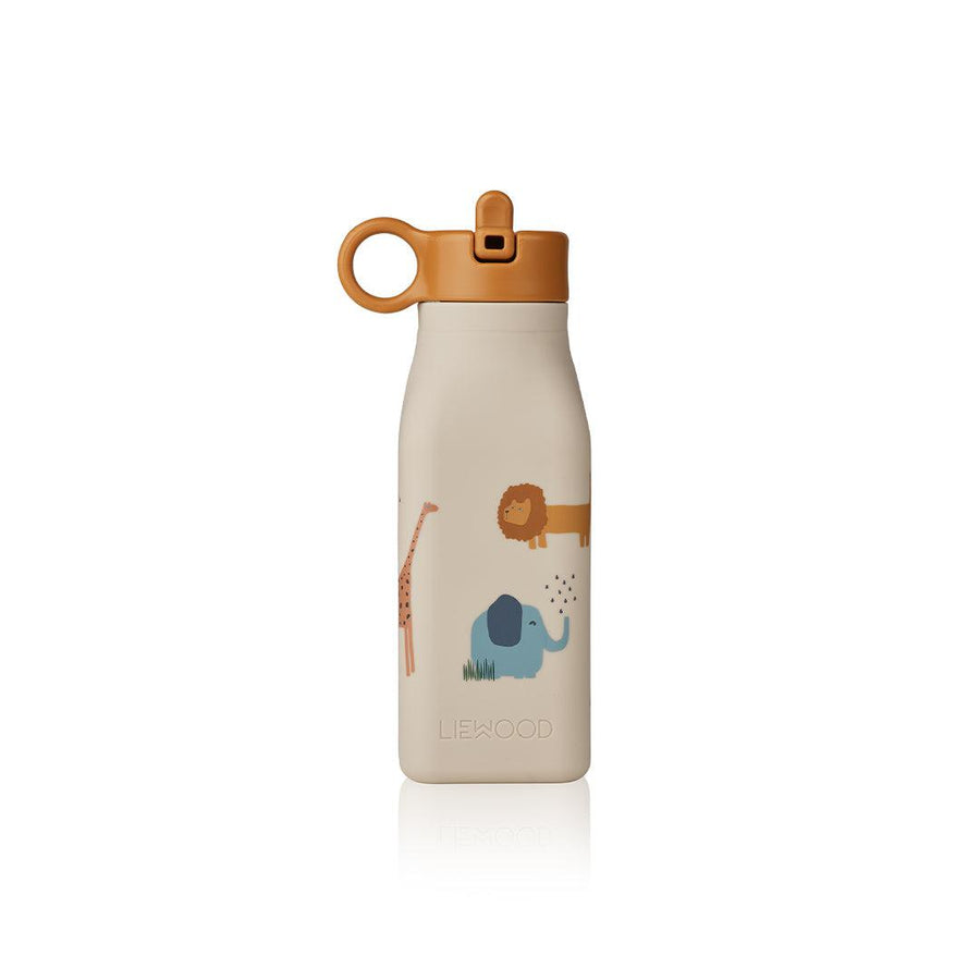 Liewood Warren Bottle - Safari - Sandy Mix-Drinking Bottles- | Natural Baby Shower