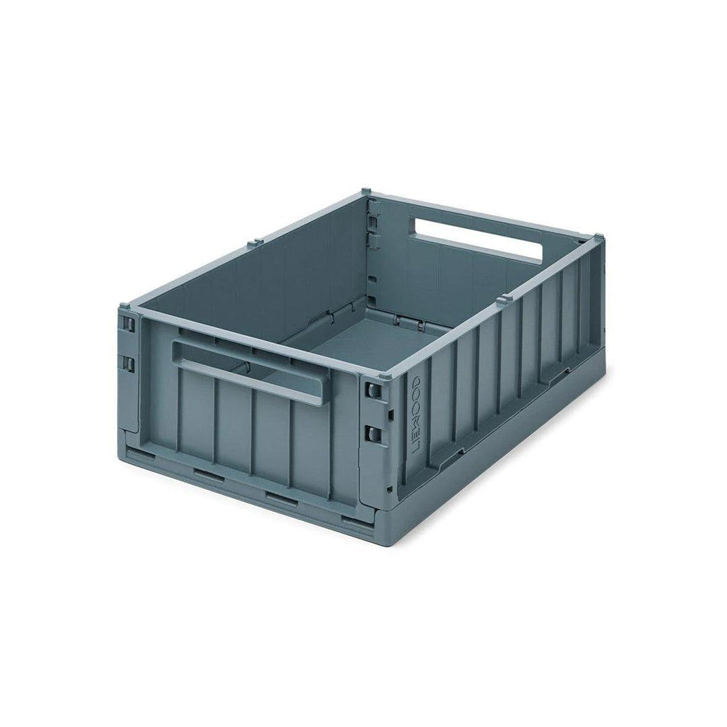 Liewood Weston Storage Box Whale Blue Large