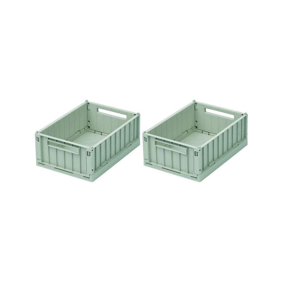 Liewood Weston Storage Boxes - Peppermint - Small - 2 Pack-Storage- | Natural Baby Shower