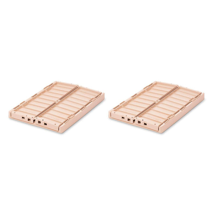 Liewood Weston Storage Boxes - Rose - Medium - 2 Pack-Storage- | Natural Baby Shower