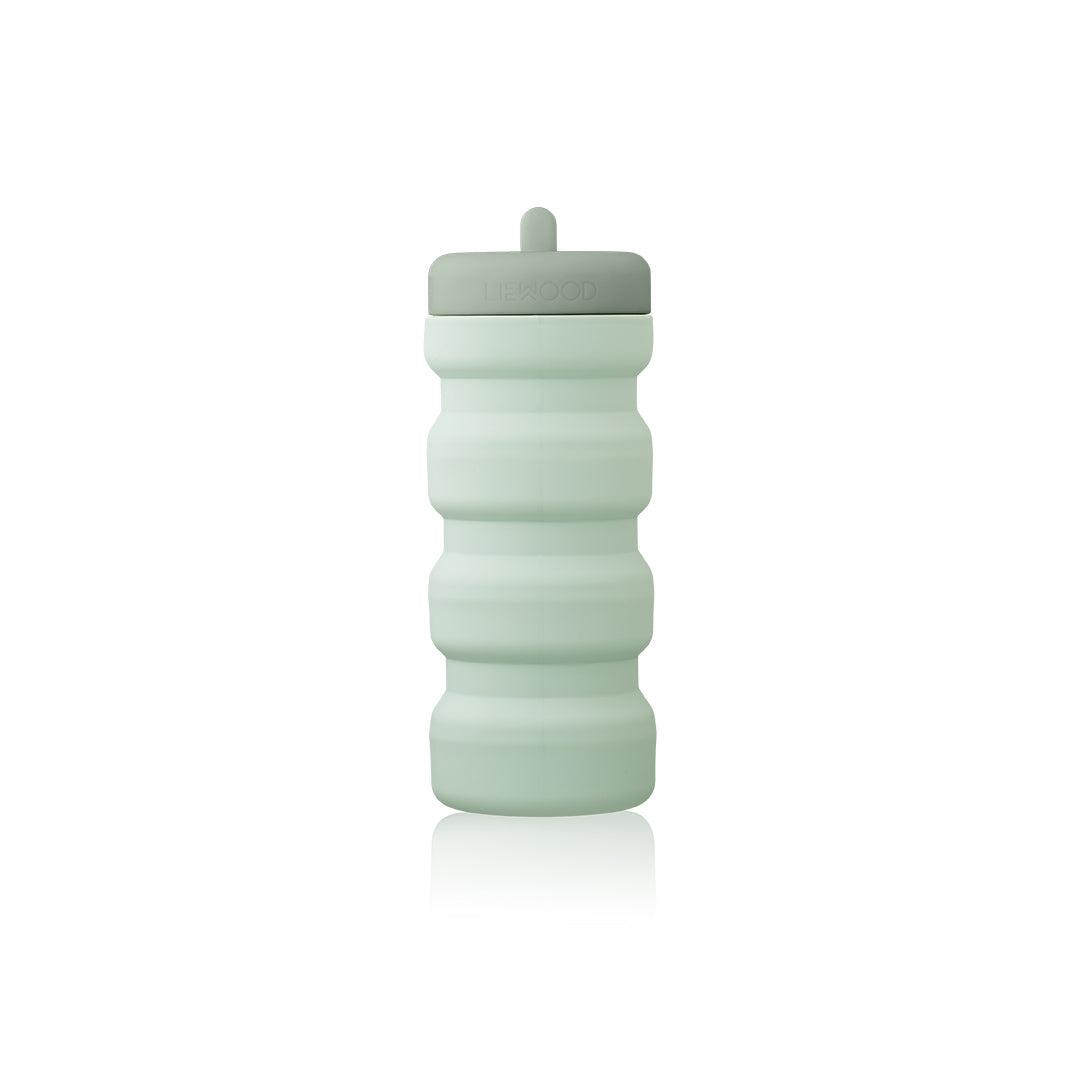Liewood Wilson Foldable Bottle - Dusty Mint/Faune Green Mix-Drinking Bottles- | Natural Baby Shower