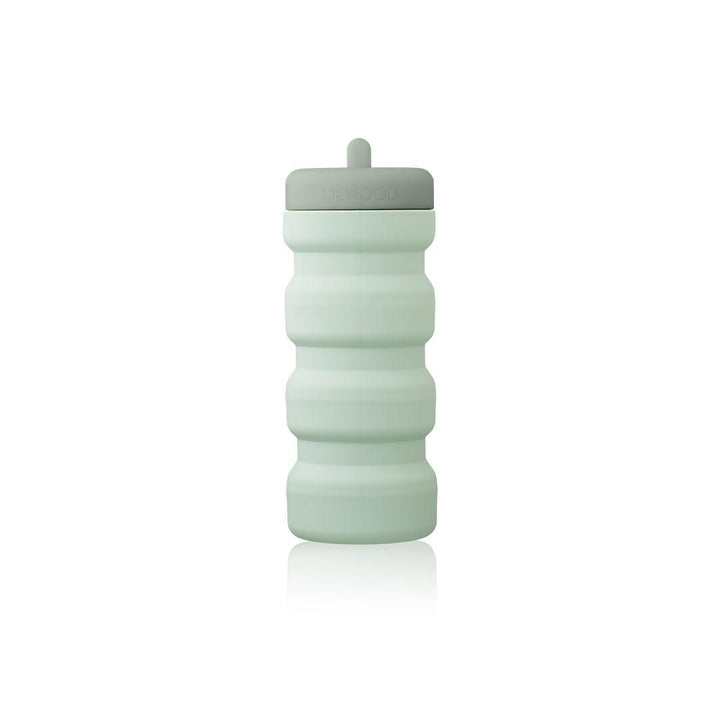 Liewood Wilson Foldable Bottle - Dusty Mint/Faune Green Mix-Drinking Bottles- | Natural Baby Shower