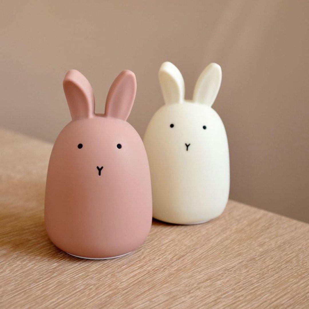 Liewood Winston Night Light - Rabbit - Dark Rose-Night Lights- | Natural Baby Shower