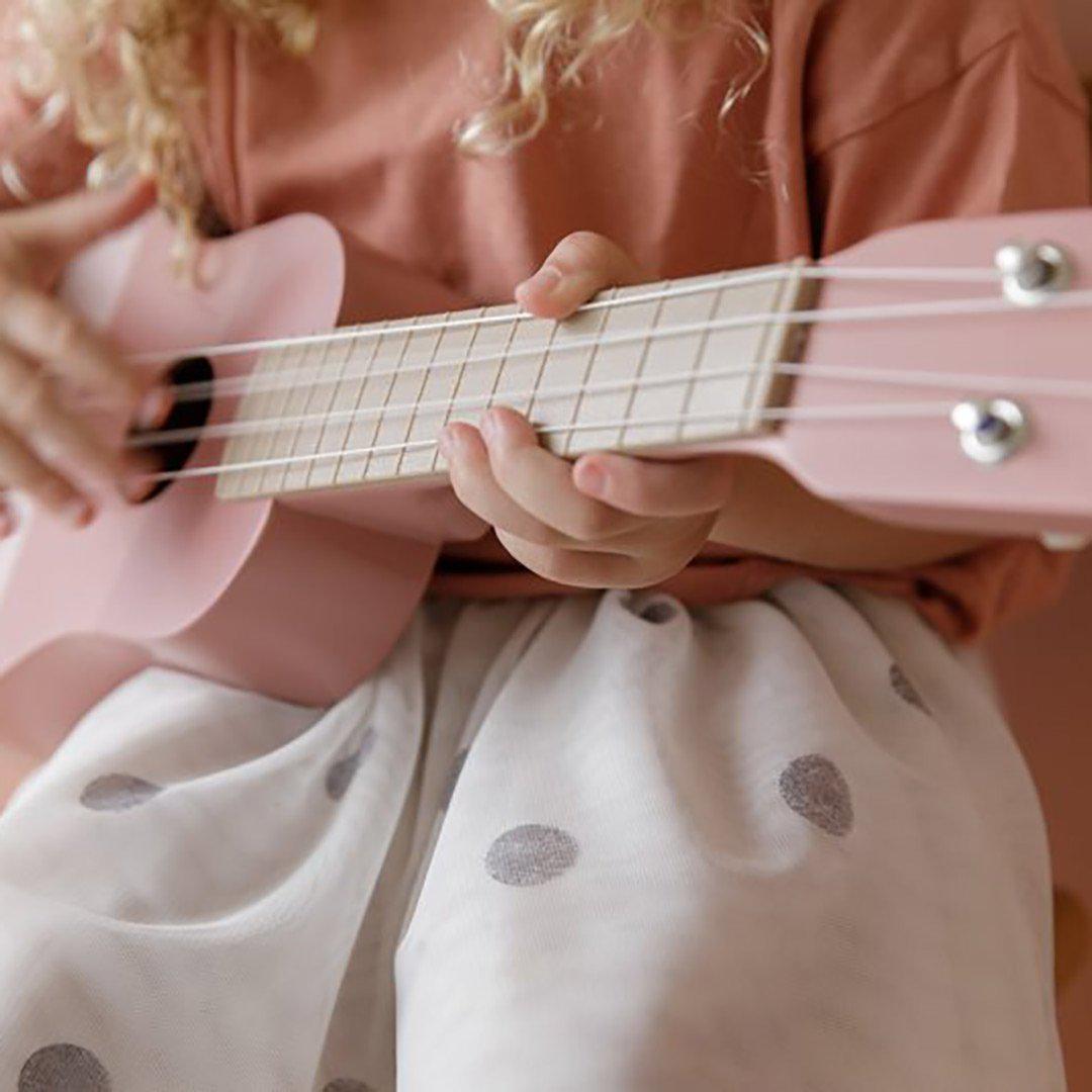 Little Dutch Acoustic Guitar - Pink-Musical Instruments-Pink- | Natural Baby Shower