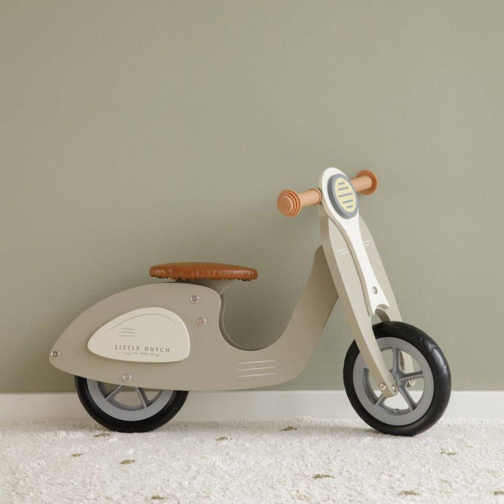 Little Dutch Balance Bike Scooter - Olive-Bikes-Olive- | Natural Baby Shower