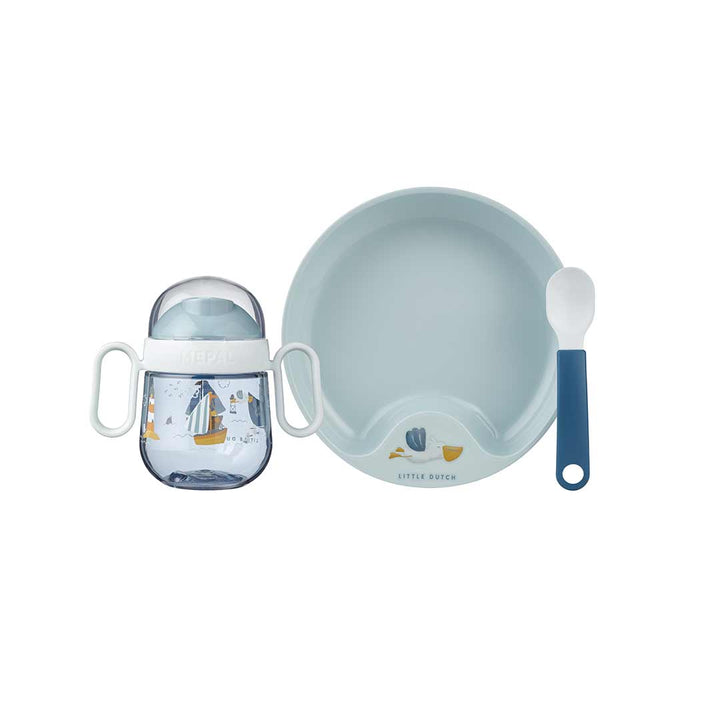 Little Dutch Mepal Baby Dinnerware Set - Sailor's Bay-Feeding Sets- | Natural Baby Shower