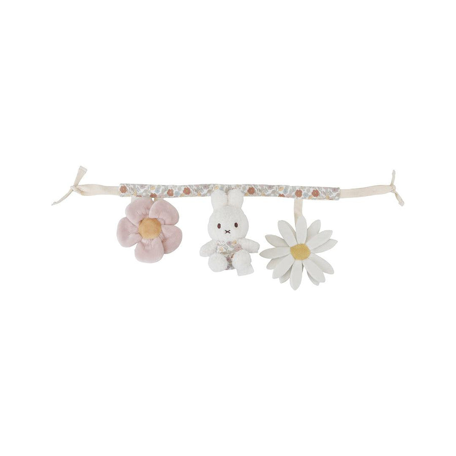 Little Dutch Miffy Stroller Activity Chain - Vintage Flowers-Pram Toys-Vintage Flowers- | Natural Baby Shower