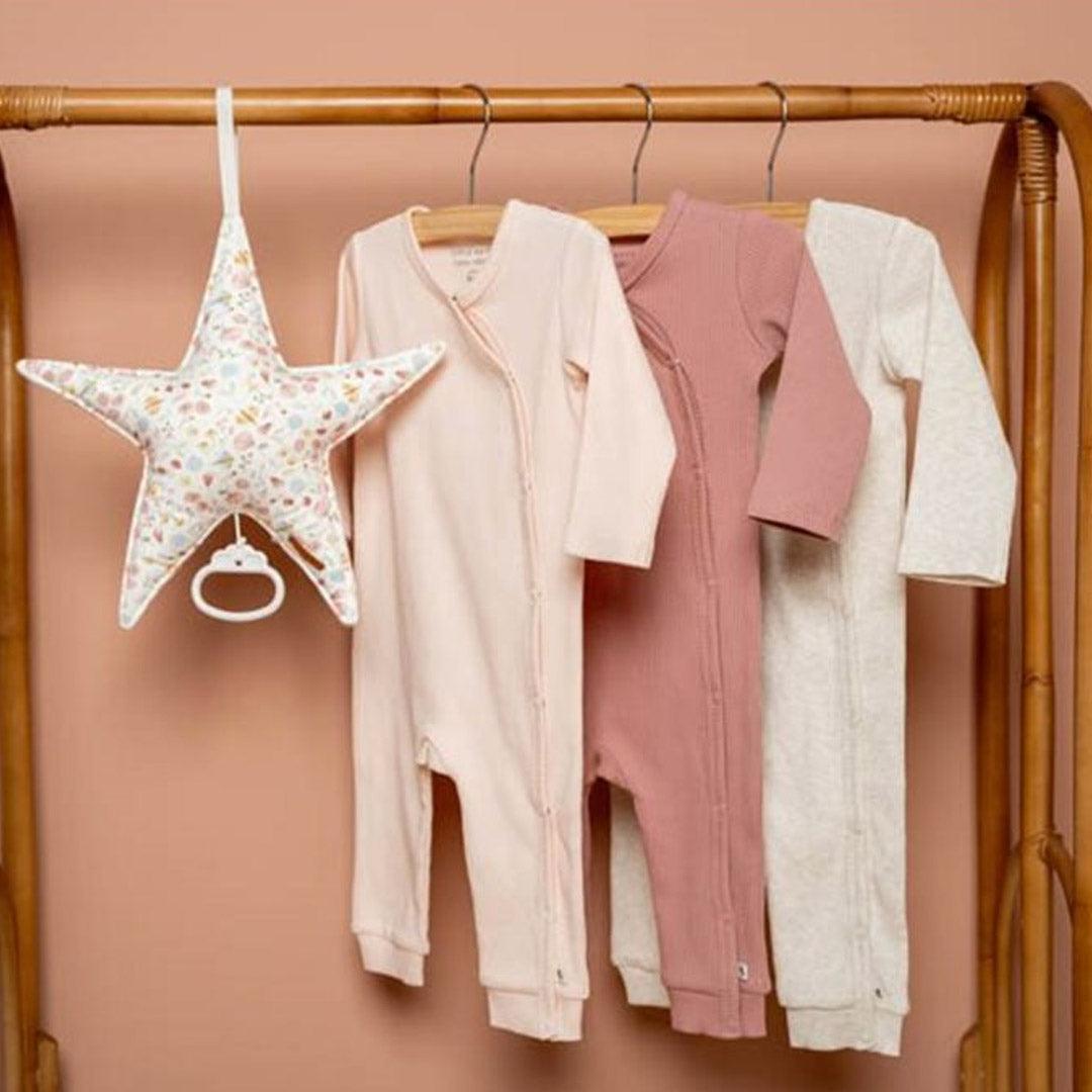 Little Dutch One-Piece Wrap Suit - Rib Vintage Pink-Rompers-Rib Vintage Pink-50/56 | Natural Baby Shower