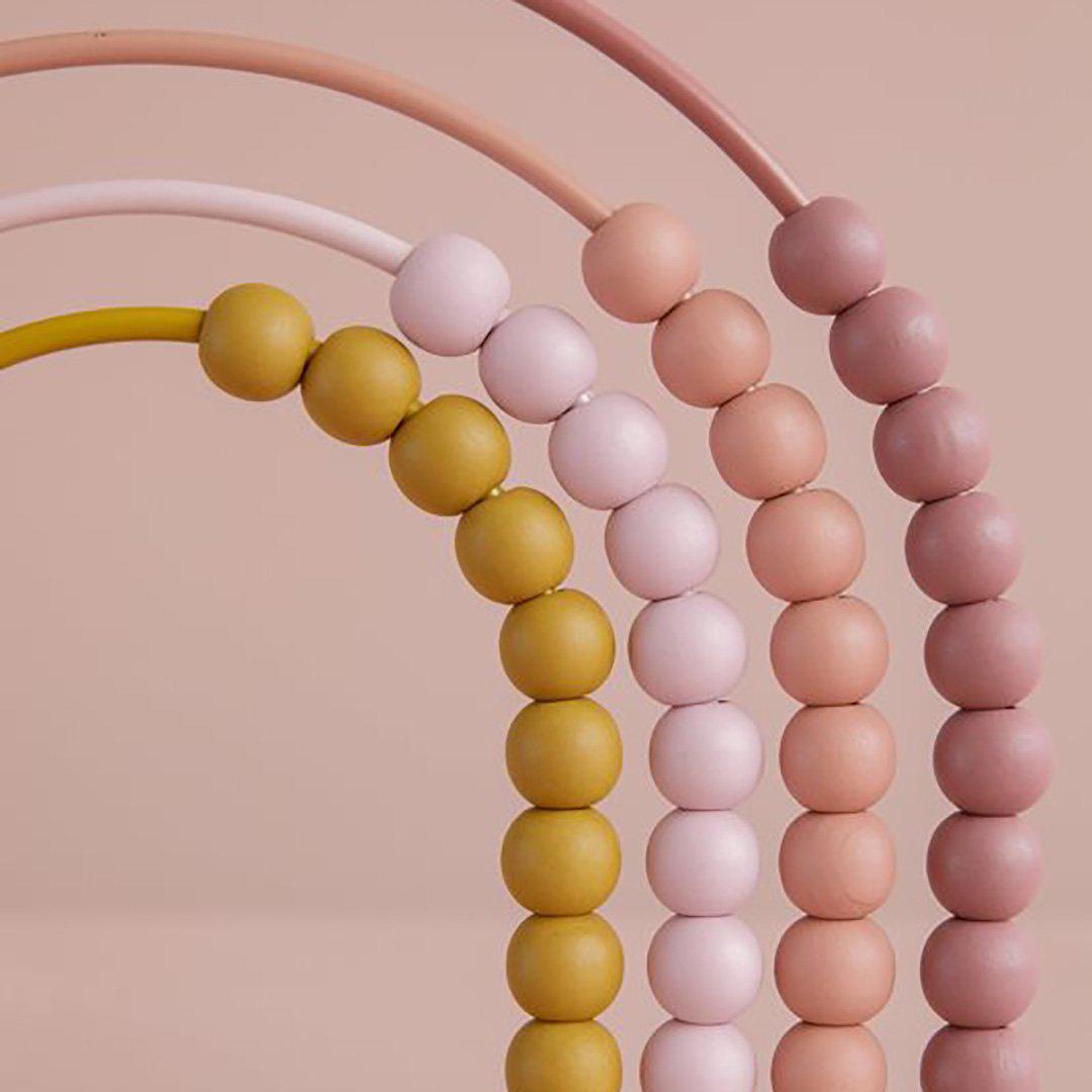 Little Dutch Rainbow Abacus - Pink-Abacus + Bead Frames-Pink- | Natural Baby Shower