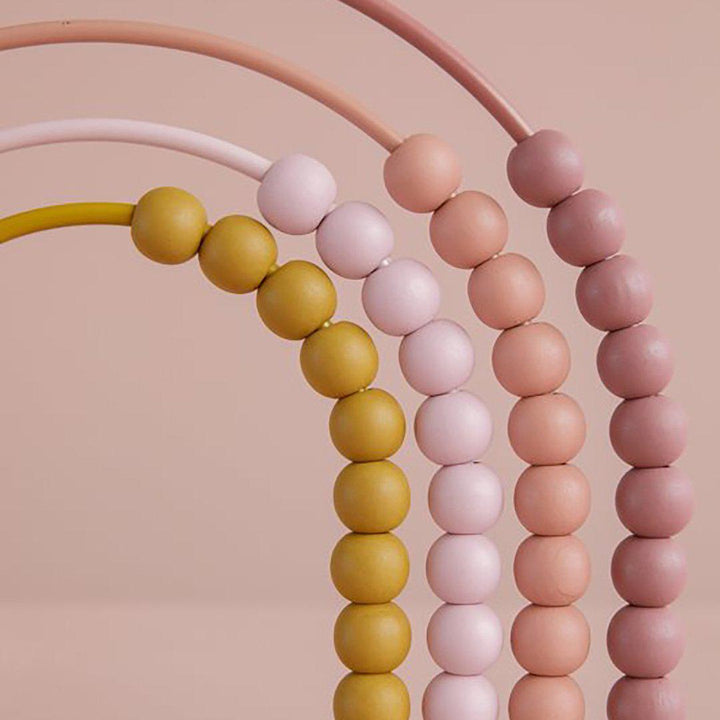 Little Dutch Rainbow Abacus - Pink-Abacus + Bead Frames-Pink- | Natural Baby Shower