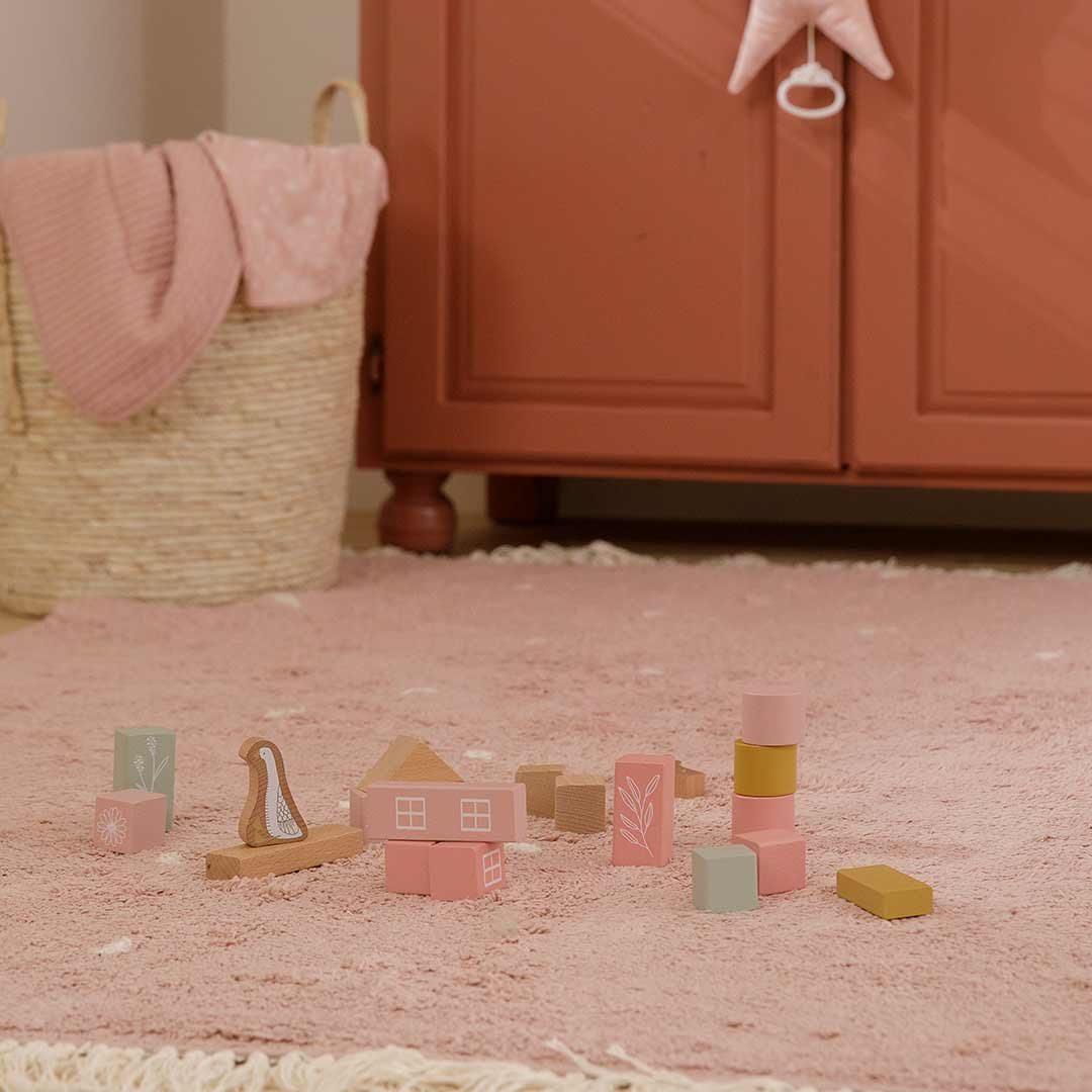 Little Dutch Rug - Dot - Pure Pink-Rugs- | Natural Baby Shower
