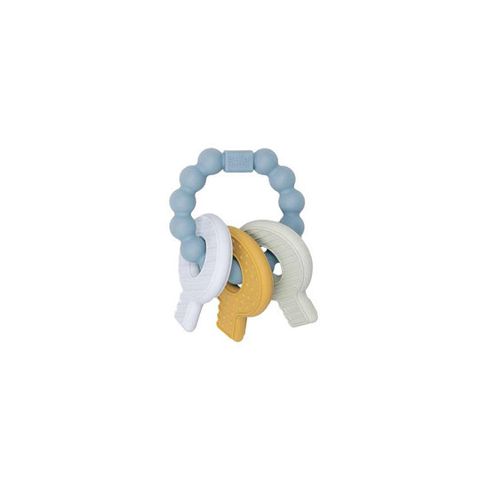 Little Dutch Silicone Teething Keychain - Blue-Teethers- | Natural Baby Shower