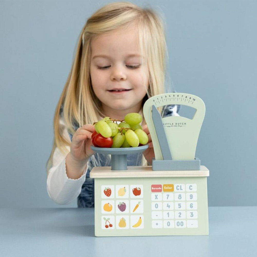 Little Dutch Wooden Kitchen Scales-Role Play- | Natural Baby Shower