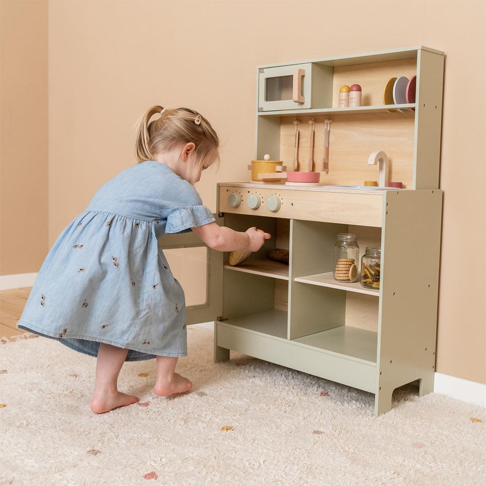 Little Dutch Wooden Play Kitchen - Mint-Role Play- | Natural Baby Shower