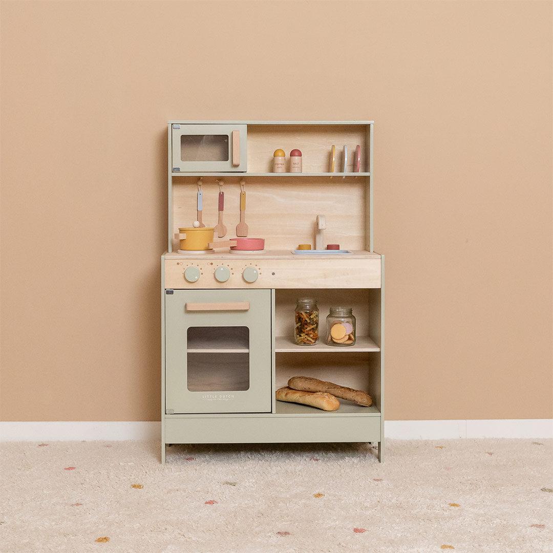 Little Dutch Wooden Play Kitchen - Mint-Role Play- | Natural Baby Shower