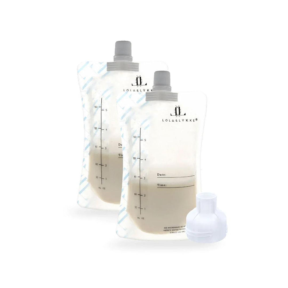 Lola&Lykke Smart Electric Breast Pump + Milk storage bags 10pcs-Breast Pumps- | Natural Baby Shower