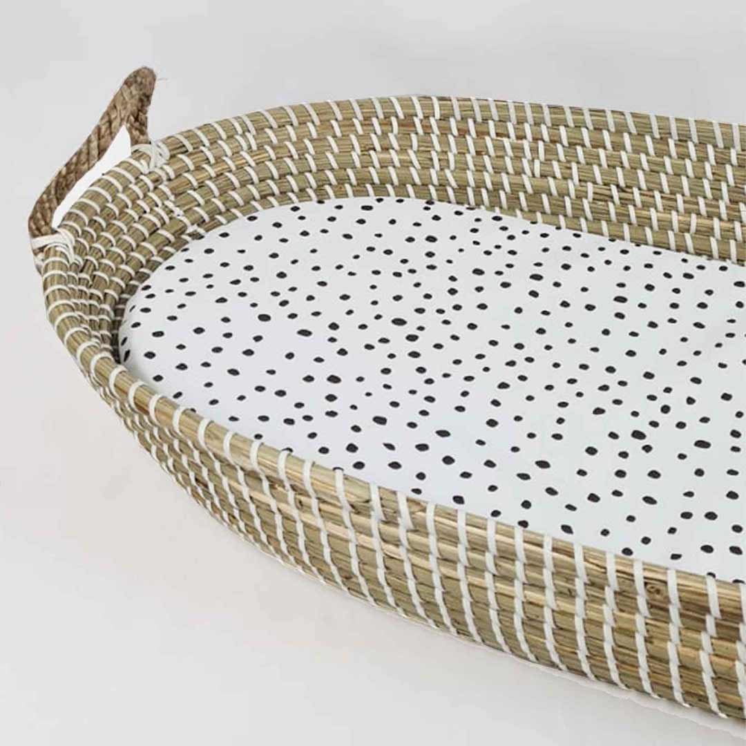 Mama Shack Changing Basket Liner - Dotty-Changing Liners- | Natural Baby Shower