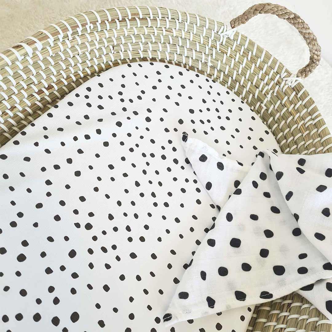 Mama Shack Changing Basket Liner - Dotty-Changing Liners- | Natural Baby Shower