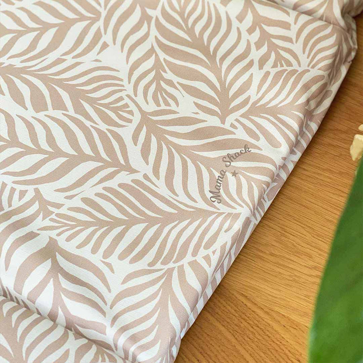 Mama Shack Changing Mat - Linear Leaf / Blush Pink-Changing Mats- | Natural Baby Shower