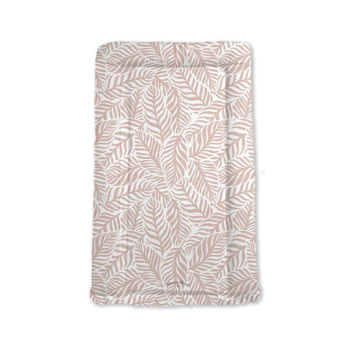 Mama Shack Changing Mat - Linear Leaf / Blush Pink-Changing Mats- | Natural Baby Shower