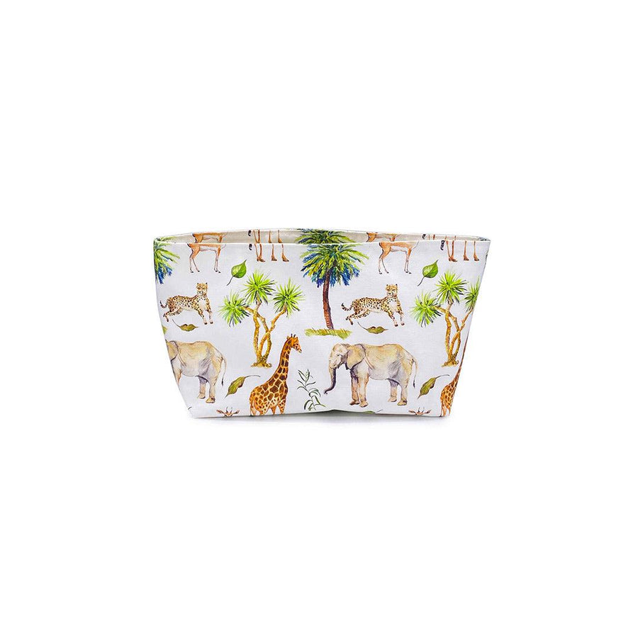 Mama Shack Nappy Caddy - Wild Safari-Nappy Laundry + Storage- | Natural Baby Shower