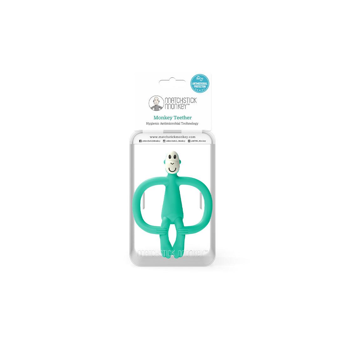 Matchstick Monkey Teether - Green-Teethers- | Natural Baby Shower