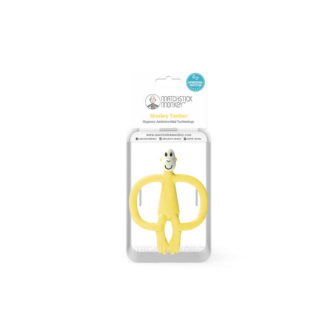Matchstick Monkey Teether - Yellow-Teethers- | Natural Baby Shower