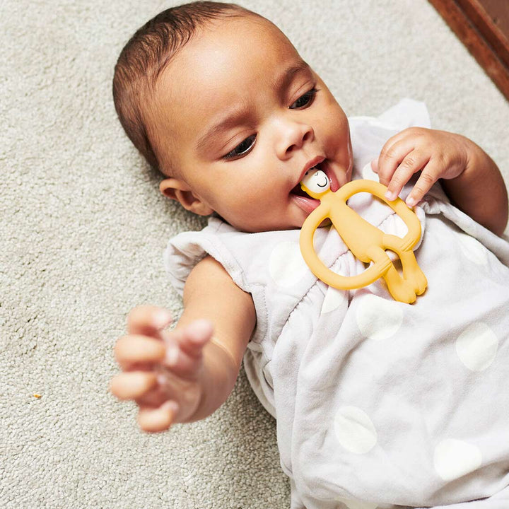 Matchstick Monkey Teether - Yellow-Teethers- | Natural Baby Shower