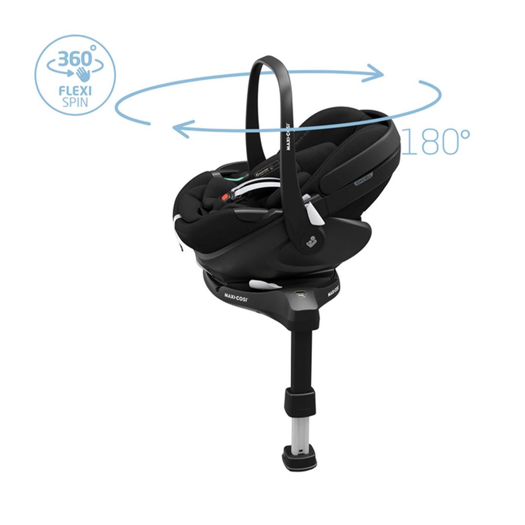 Maxi Cosi Pebble 360 Pro Car Seat Essential Black Natural Baby Shower