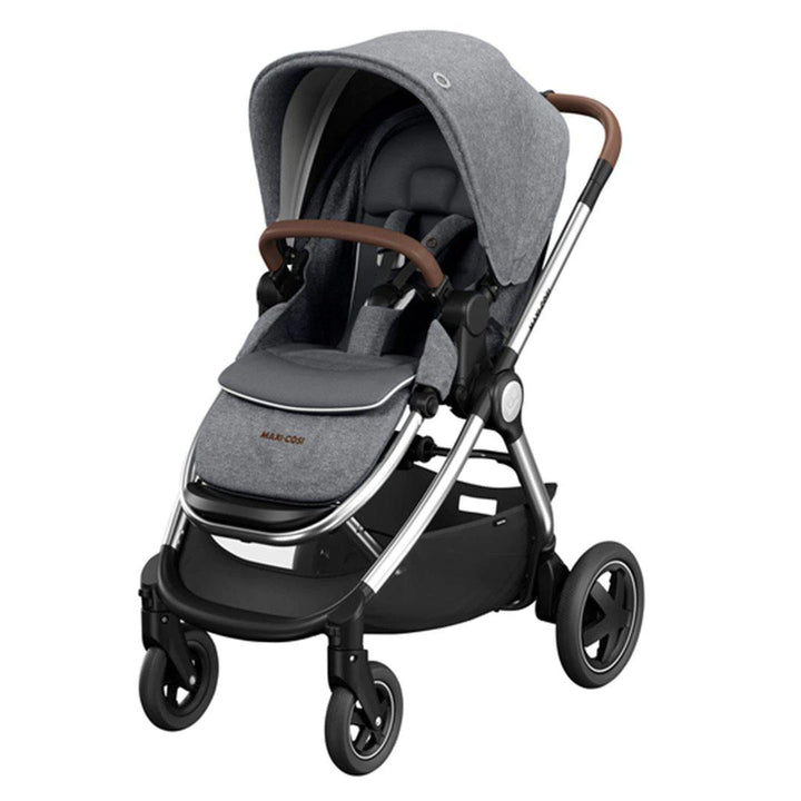 Maxi-Cosi Adorra Luxe Pebble 360 + Base Travel System - Twillic Grey-Travel Systems- | Natural Baby Shower