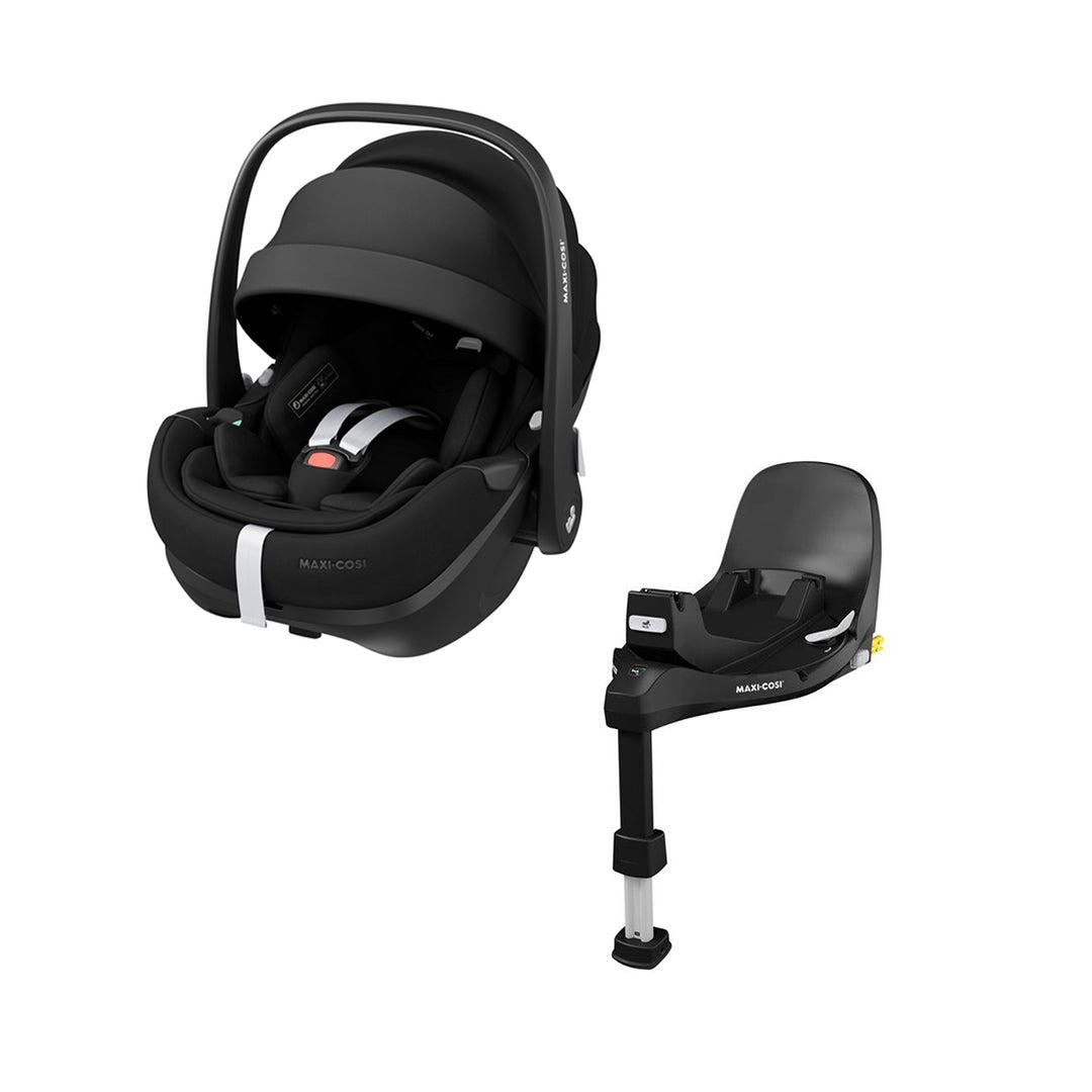 Maxi-Cosi Pebble 360 Pro Car Seat - Essential Black-Car Seats-Essential Black-FamilyFix 360 Pro Base | Natural Baby Shower