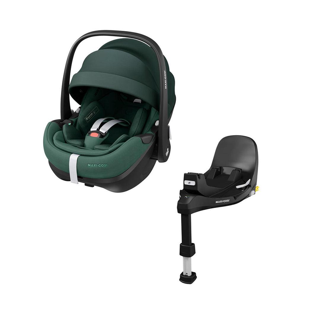 Maxi-Cosi Pebble 360 Pro Car Seat - Essential Green-Car Seats-Essential Green-FamilyFix 360 Pro Base | Natural Baby Shower
