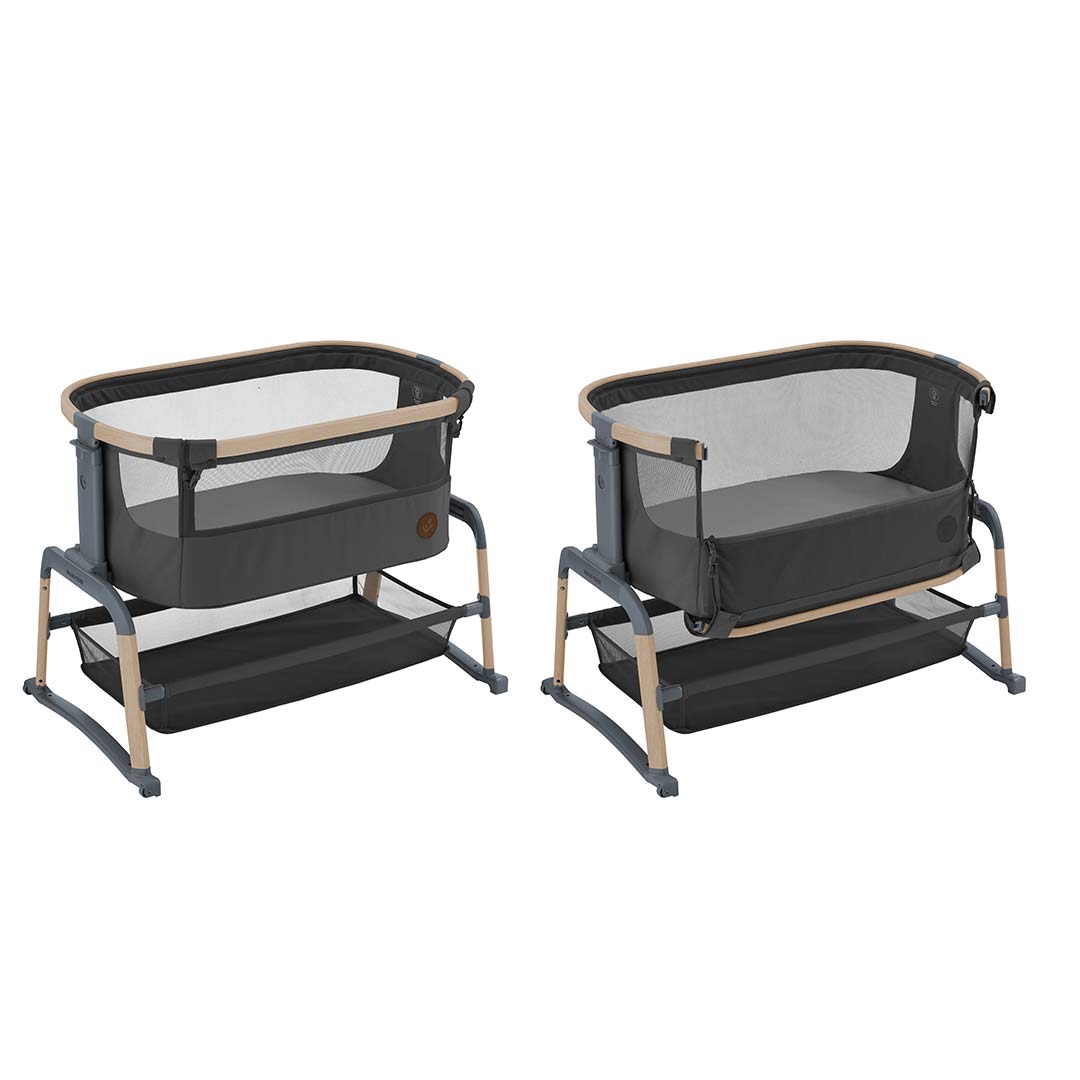 Maxi-Cosi Iora Air Beyond Co-Sleeper Crib - Beyond Graphite-Bedside Cribs- | Natural Baby Shower