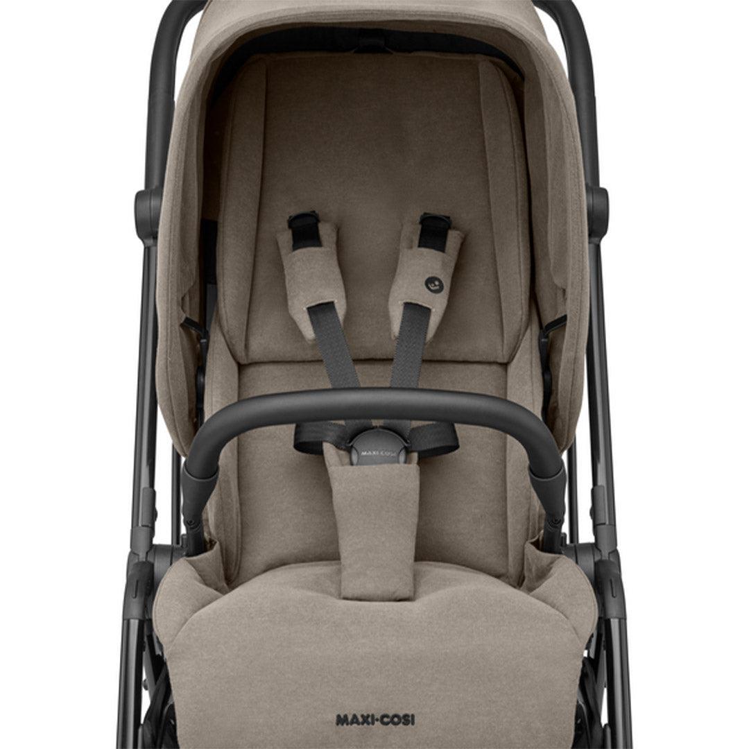 Maxi-Cosi Leona² Luxe Stroller + Carrycot Bundle - Twilic Truffle-Strollers-Twilic Truffle- | Natural Baby Shower