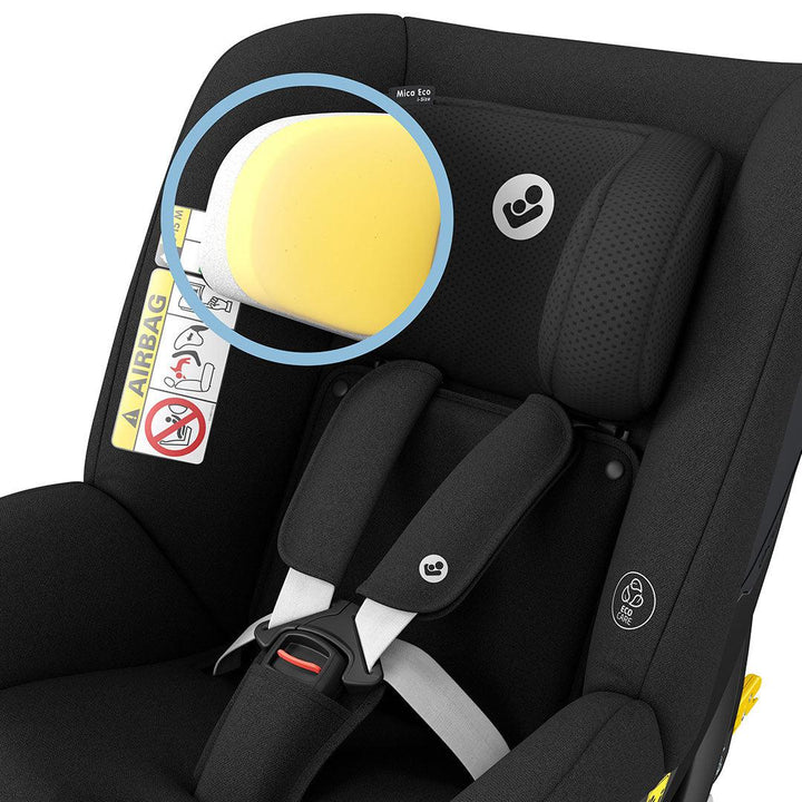 Maxi-Cosi Mica Eco i-Size Car Seat - Authentic Black-Car Seats- | Natural Baby Shower