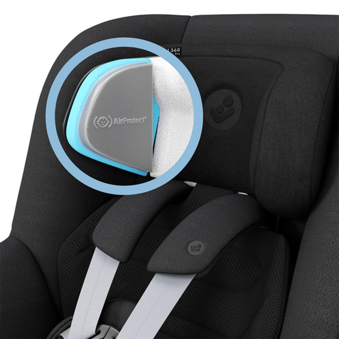 Maxi-Cosi Pearl 360 Pro Car Seat - Authentic Black-Car Seats-Authentic Black-No Base | Natural Baby Shower
