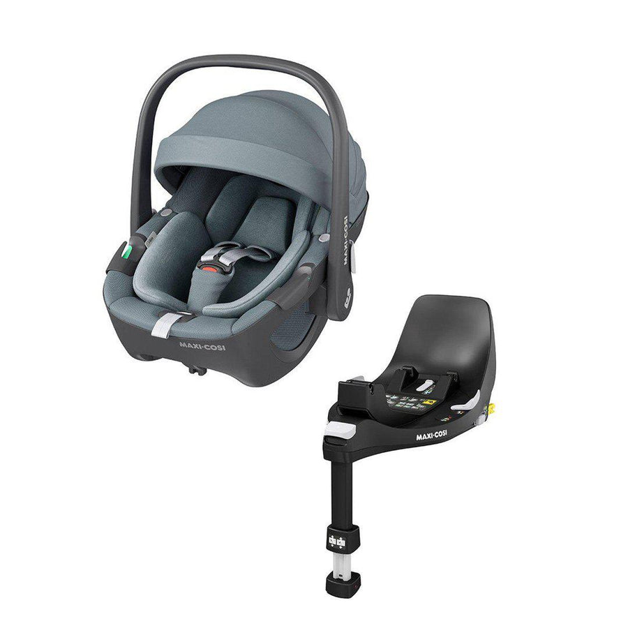 Maxi-Cosi Pebble 360 Car Seat + FamilyFix 360 Base - Essential Grey-Car Seat Bundles- | Natural Baby Shower