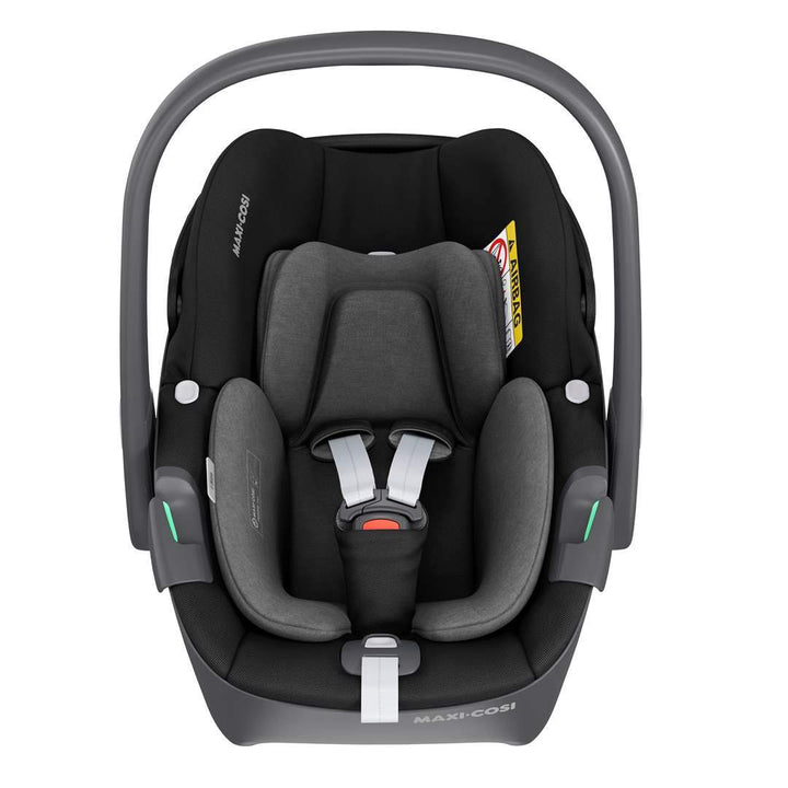 Maxi-Cosi Pebble 360 Base + Footmuff Bundle - Essential Black-Car Seat Bundles- | Natural Baby Shower