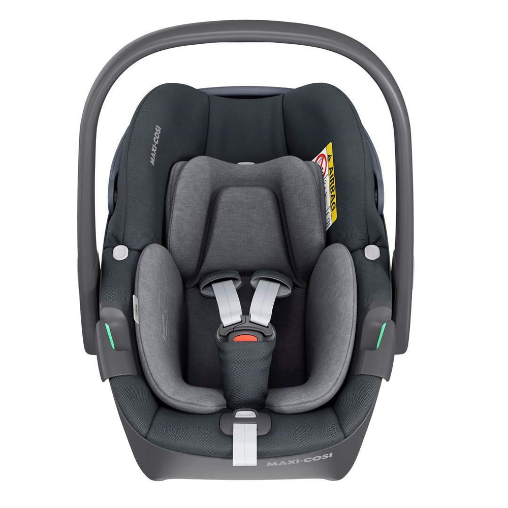 Maxi-Cosi Pebble 360 Base + Footmuff Bundle - Essential Graphite-Car Seat Bundles- | Natural Baby Shower