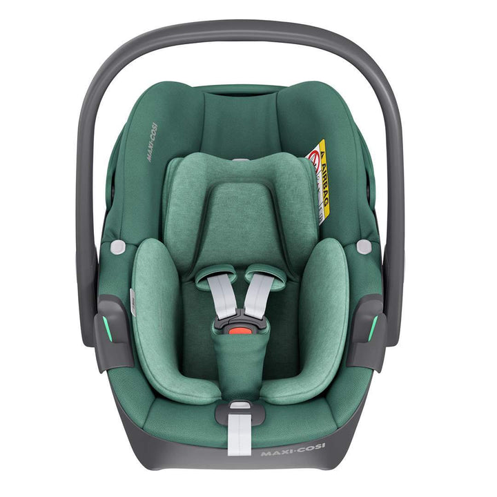 Maxi-Cosi Pebble 360 Car Seat + FamilyFix 360 Base - Essential Green-Car Seat Bundles- | Natural Baby Shower
