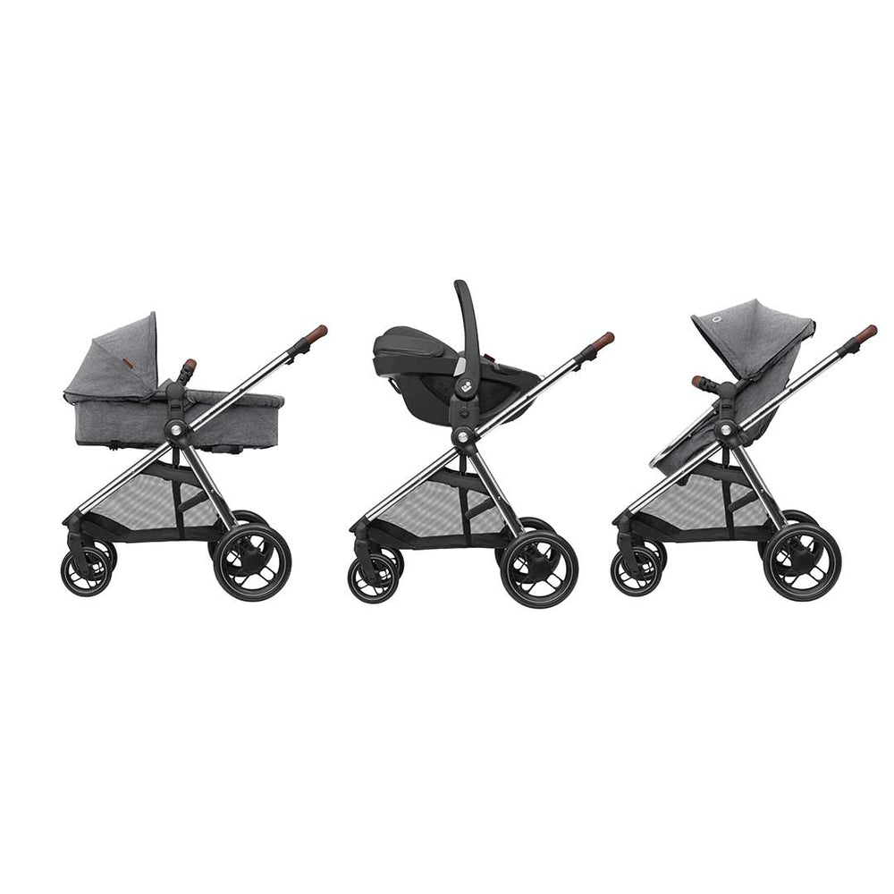 Maxi-Cosi Zelia Luxe 2-in-1 Pushchair - Twillic Grey-Strollers- | Natural Baby Shower