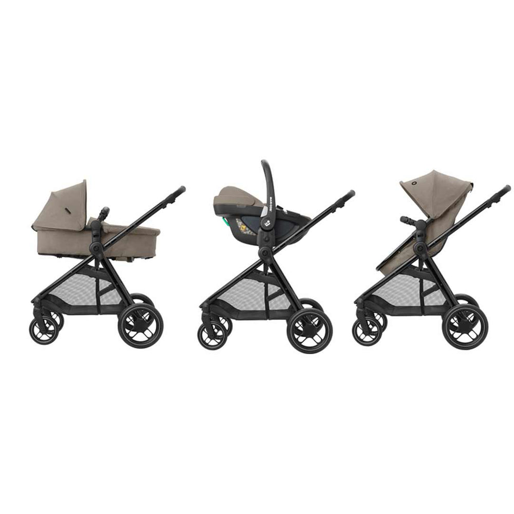 Maxi-Cosi Zelia Luxe 2-in-1 Pushchair - Twillic Truffle-Strollers- | Natural Baby Shower