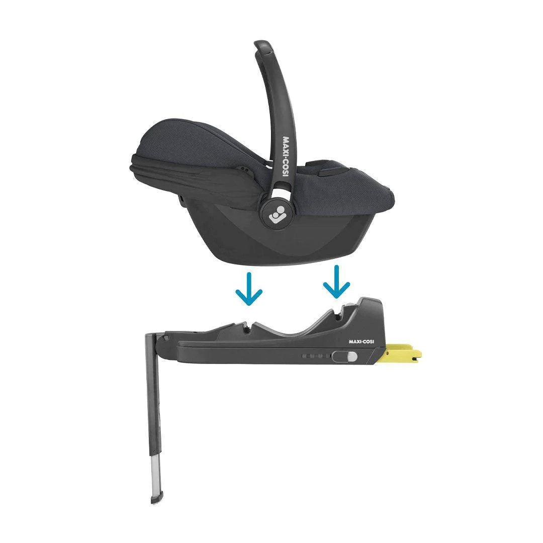 Maxi-Cosi Zelia Luxe 2-in-1 Pushchair + Base Travel System - Twillic Truffle-Travel Systems- | Natural Baby Shower