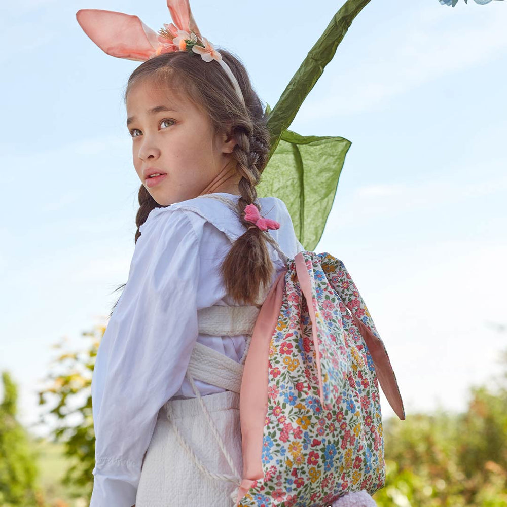 Meri Meri Bunny Backpack - Floral-Children's Backpacks-Floral- | Natural Baby Shower