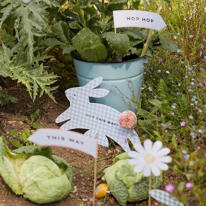 Meri Meri Gingham Bunnies Egg Hunt Kit-Outdoor Play- | Natural Baby Shower