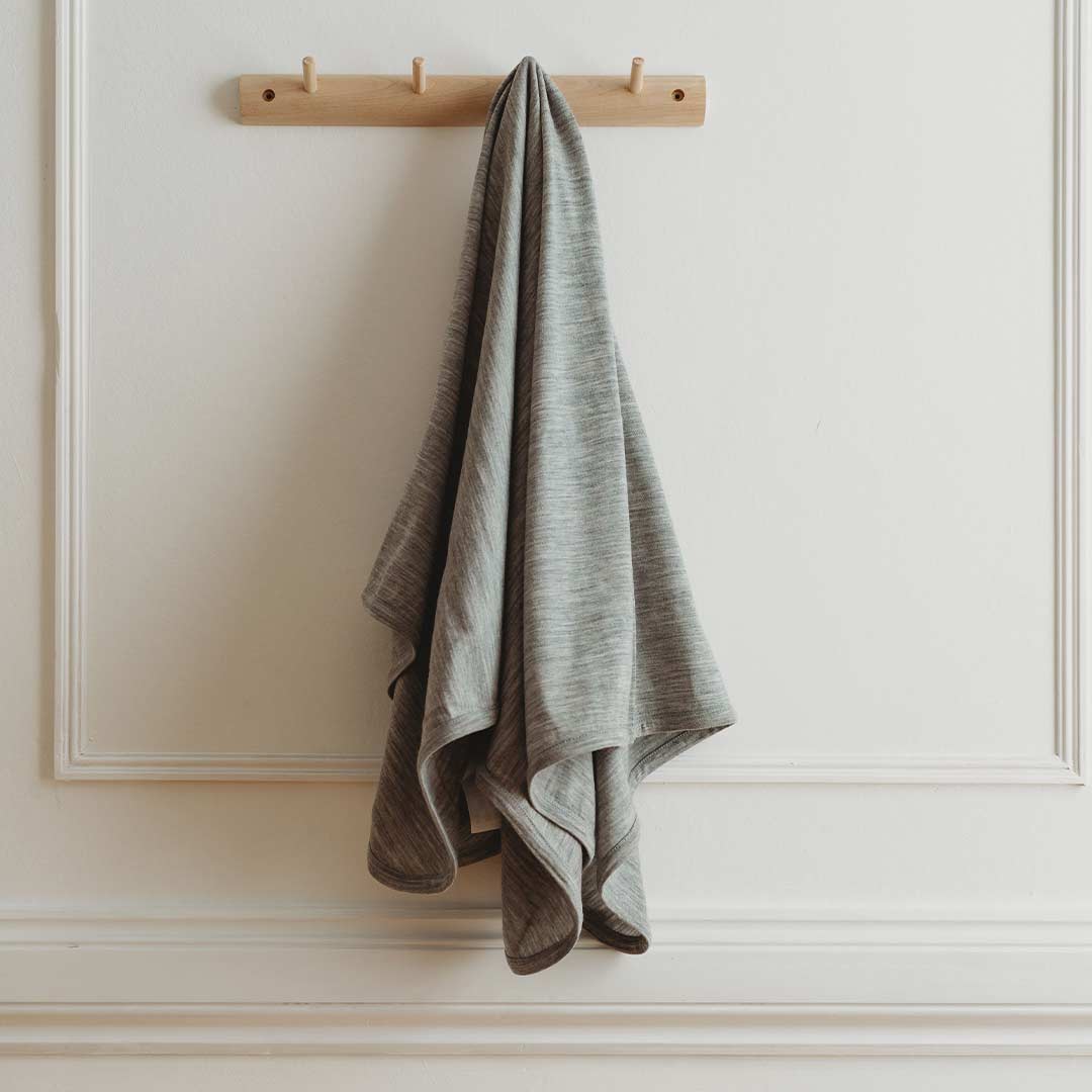Merino Kids Blanket - Light Grey-Blankets-Light Grey- | Natural Baby Shower
